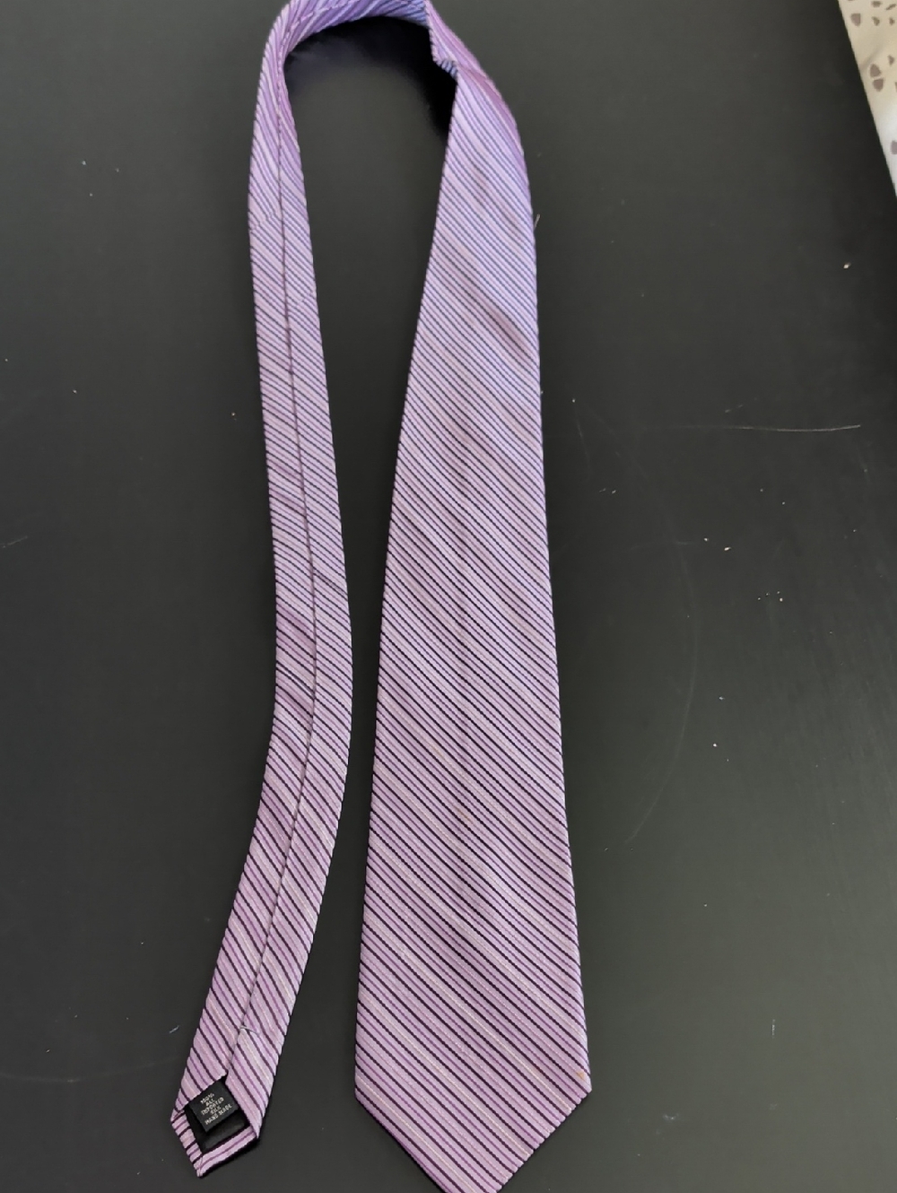 Axcess Lavender Striped Men's Tie